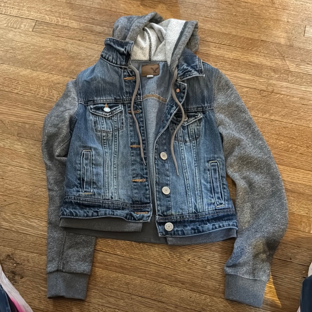 Denim and Gray adult xtra small Jacket